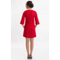 Коктейльное платье красное - модель 3