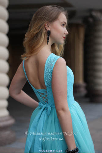 Голубое корсетное платье в Киеве - Фото 5