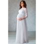 Белое платье для беременных - модель 1