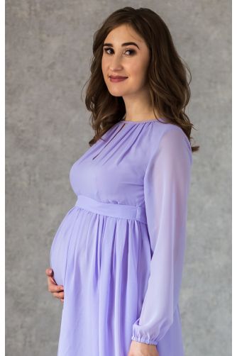 Коктейльное платье для беременных лаванда в Киеве - Фото 2