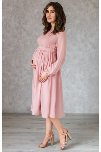 Коктейльное платье для беременных пудра в Киеве - Фото 1