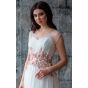 Свадебное платье с цветами - модель 3