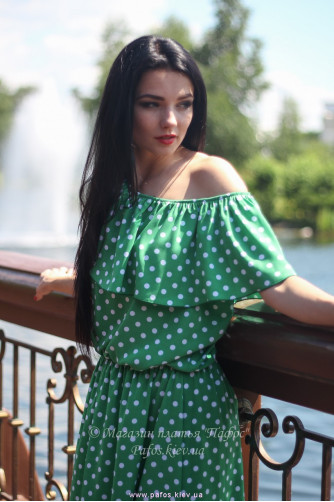 Модное платье в горошек в Киеве - Фото 3