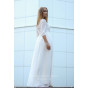 Белое платье на венчание - модель 1