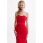 Красное вечернее платье русалка - модель 2