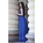 Синее платье корсетное - модель 4